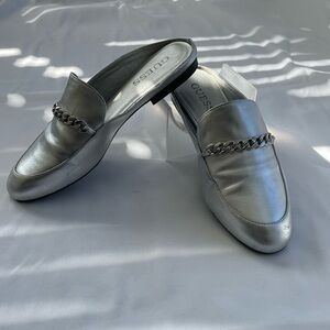 Guess Silver Chained Mule